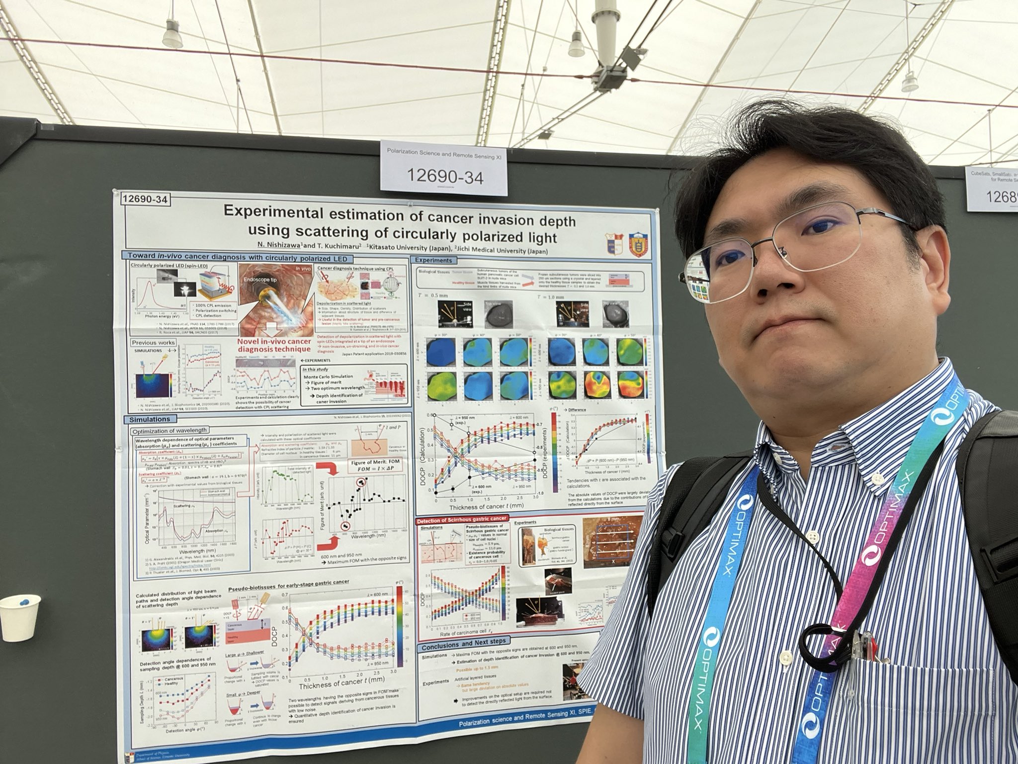 Poster presentation @ SPIE Optics + Photonics